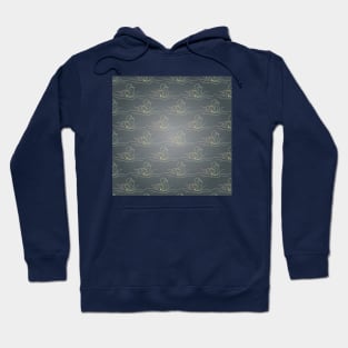 Swan Pattern Hoodie